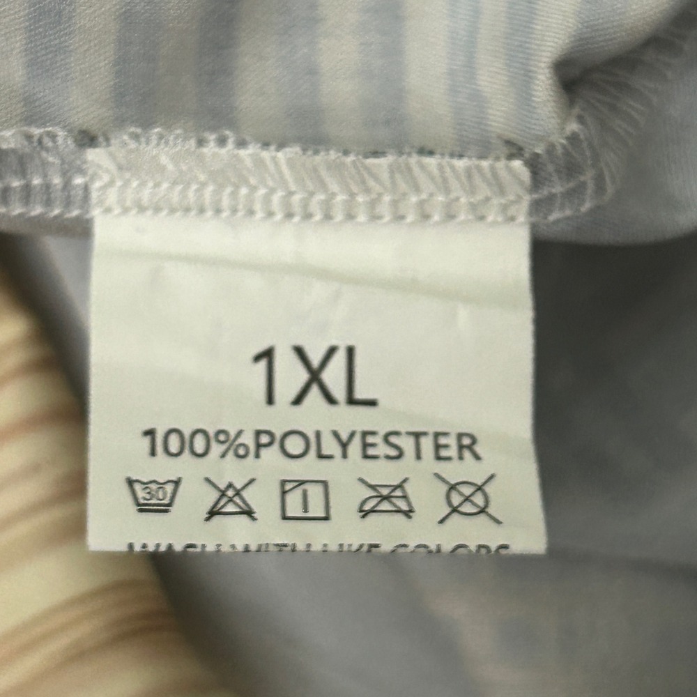 Talbots Patchwork Button Down Blouse Womens 1xl L… - image 4